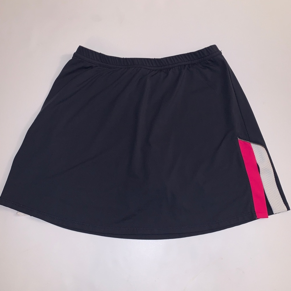Tail Tech Performance Navy Pink White‎ Striped Tennis Golf Skort Size Small EUC